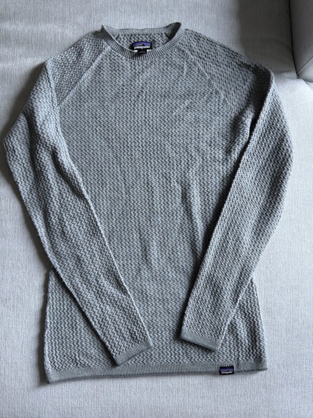 Patagonia Women's Light Gray Crew Neck Sweater